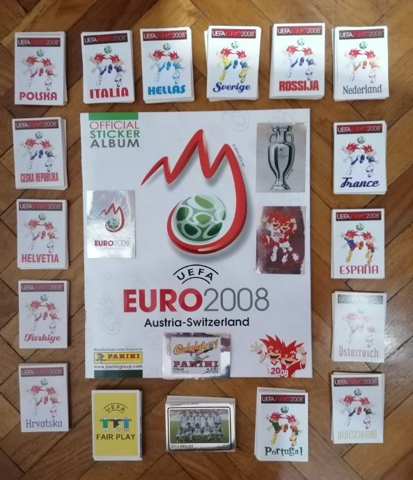 Panini Euro 2008 plaćeni album i cijeli set sličica