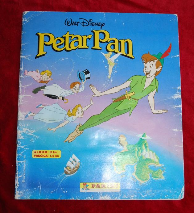 Peter Pan -PANINI - od 1 do 216 fale 93 sličice