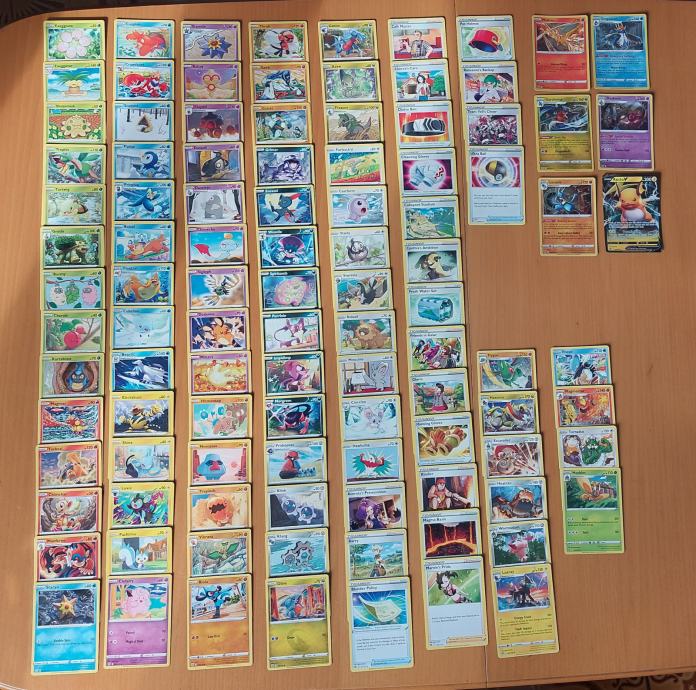 100 Pokémon Karten Deutsch - 80 Common/Uncommon + 20 Energiekarten Zufällig