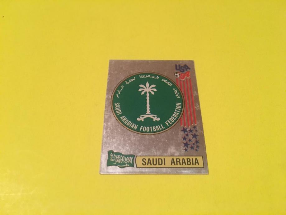 342. Sličica Usa 94 PANINI  Grb Saudijska Arabija