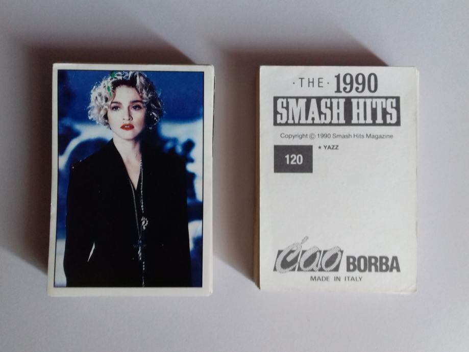 The 1990 Smash hits sličice