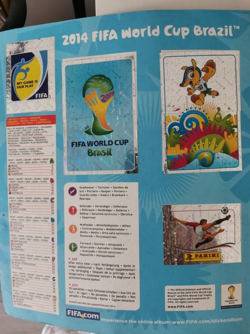 Panini WM 2014 Brasil 14 - 1 OVP Display 100 Tüten Neu/RARE