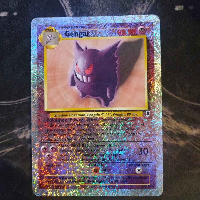 gengar legendary pokemon reverse holo.