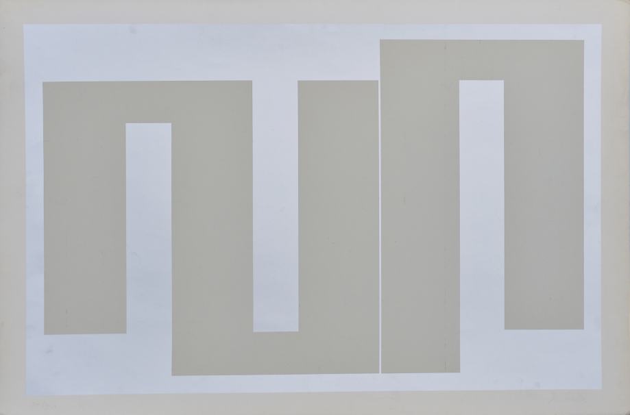 Julije Knifer "Meandar" svilotisak serigrafija 50x70cm 10/20 iz 1970g;