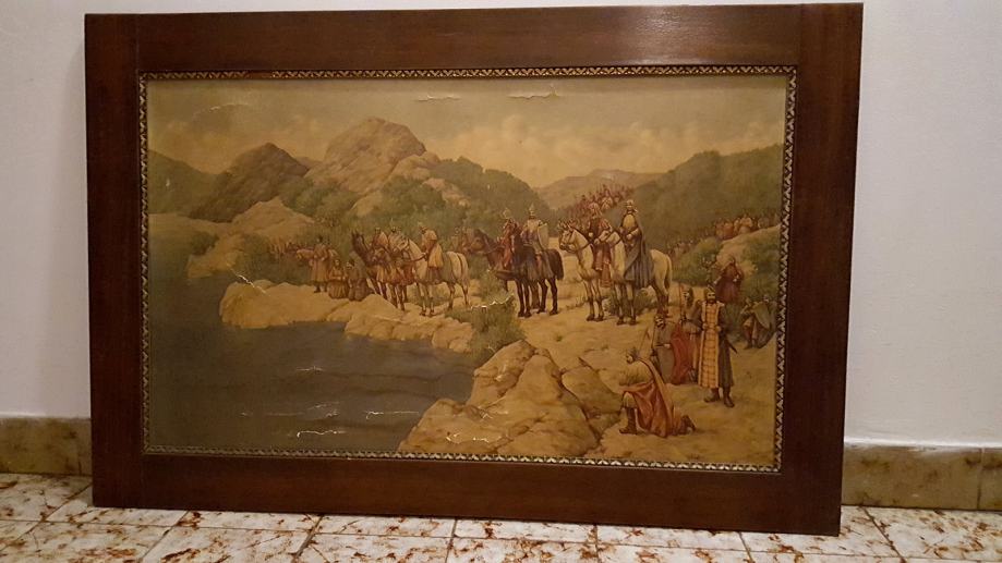 Oton Iveković Dolazak Hrvata na Jadran