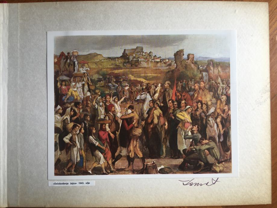 ISMET MUJEZINOVIĆ Knjiga sa 12 olovkom potpisanih reprodukcija!!!