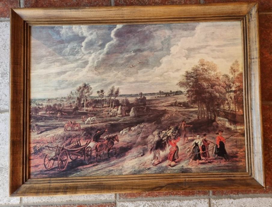 Slika Peter Paul Rubens - Seljaci se vraćaju s polja