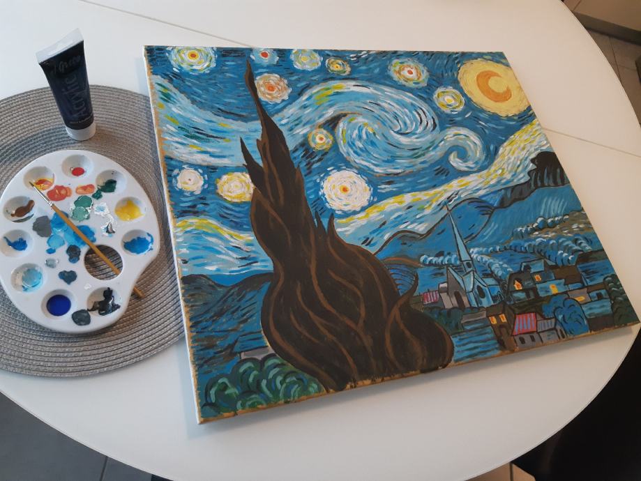 Zvjezdana noć - kopija (Van Gogh)