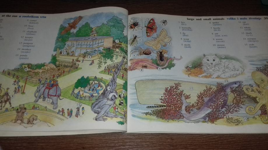 Oxford childrens picture dictionary, engleskohrvatski rječnik 1986