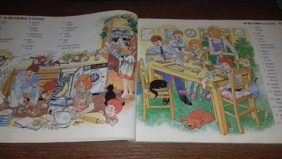 Oxford childrens picture dictionary, engleskohrvatski rječnik 1986