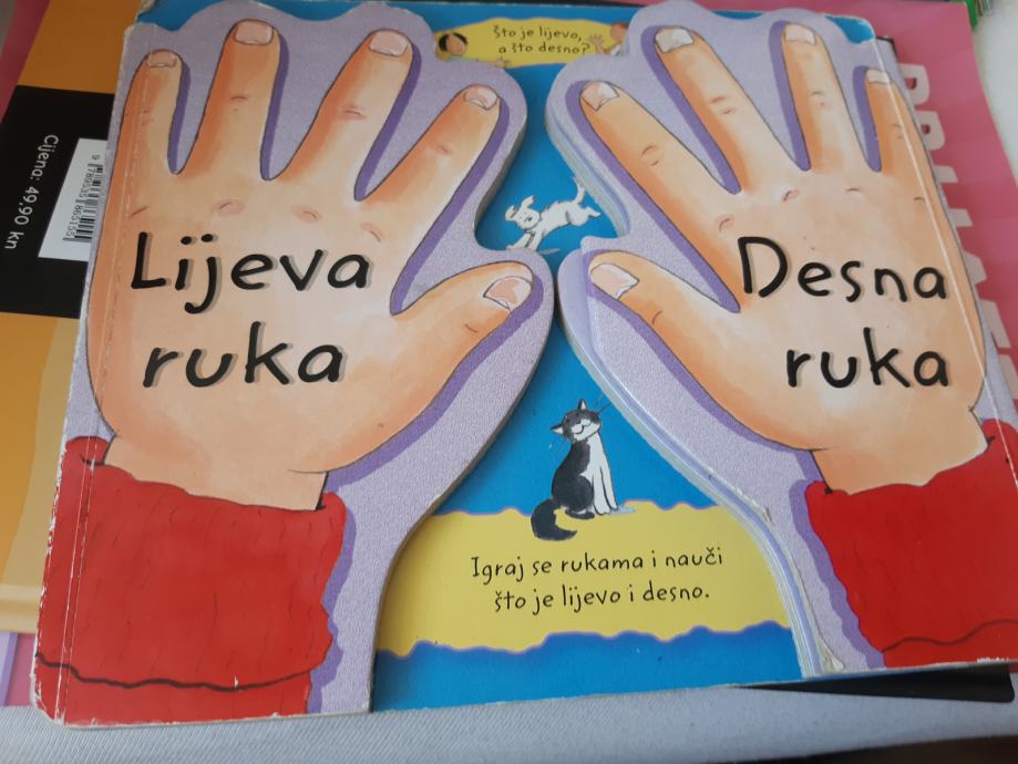 Slikovnica lijeva ruka desna ruka dječija knjiga