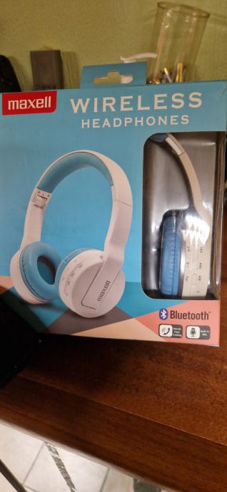 Bluetooth slušalice Maxell BT800 bijelo plave