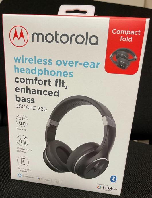 Motorola Escsape 220 Bluetooth bežične sklopive slušalice | Novo | R1