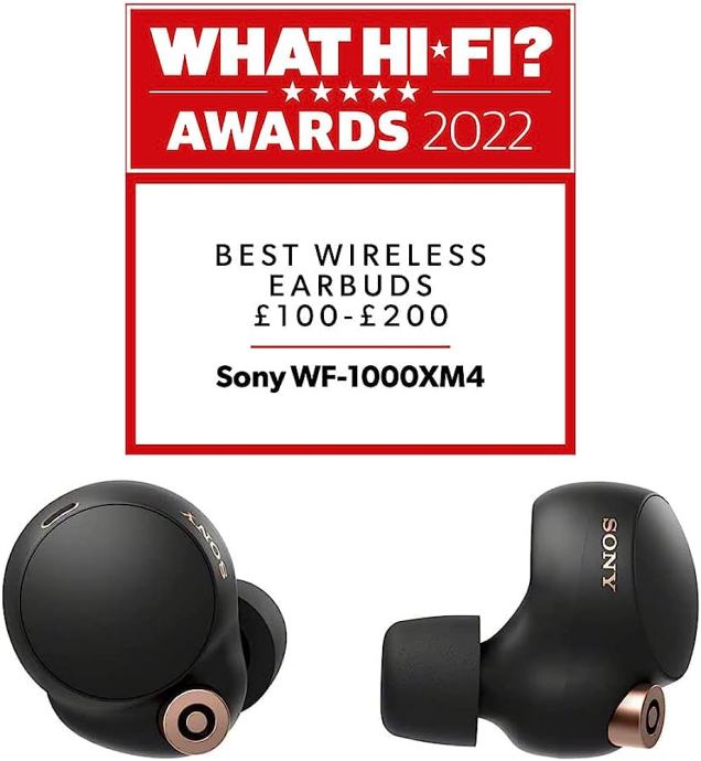 Sony bežične slušalice WF-1000XM4 crne