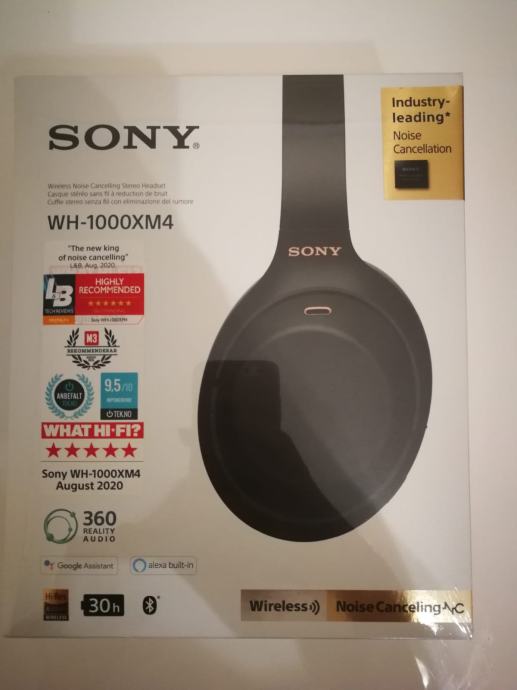 Sony bezicne slusalice WH-1000XM4