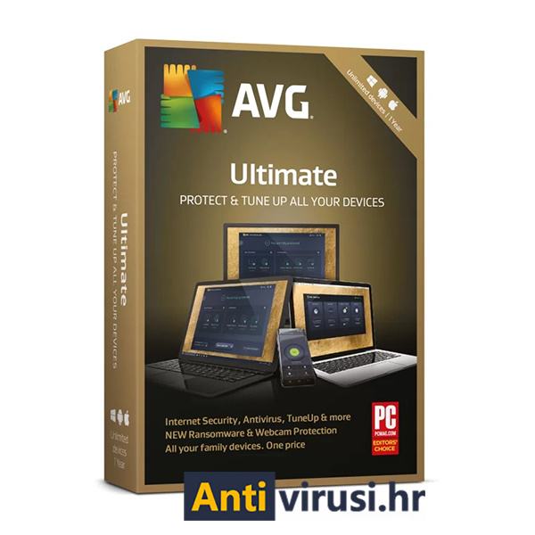 AVG Ultimate 2024 (10 uređaja, 1 godina) - Antivirusi.hr