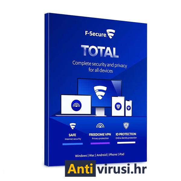F-Secure Total Security & VPN (10 uređaja, 2 godine) - Antivirusi.hr