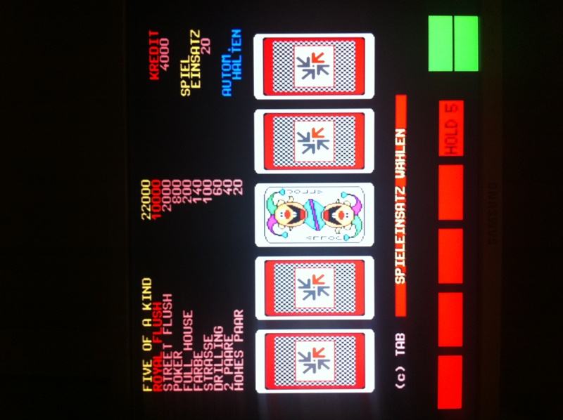 Jolly card Tab Austria program, PC software, poker aparat