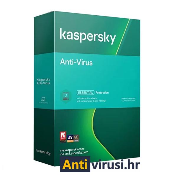 Kaspersky Antivirus 2024 (1 uređaj, 1 godina) - Antivirusi.hr