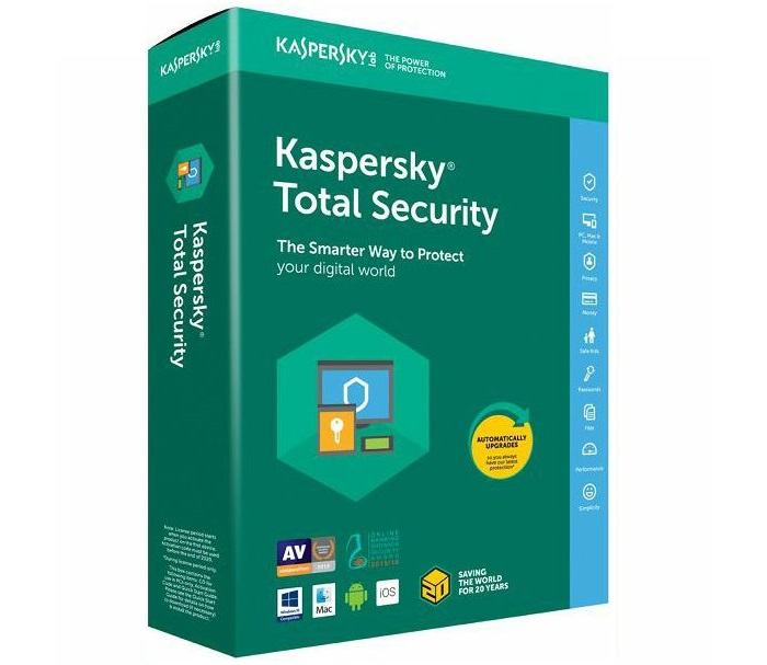 Kaspersky Total Security 5 uređaja 1 godina