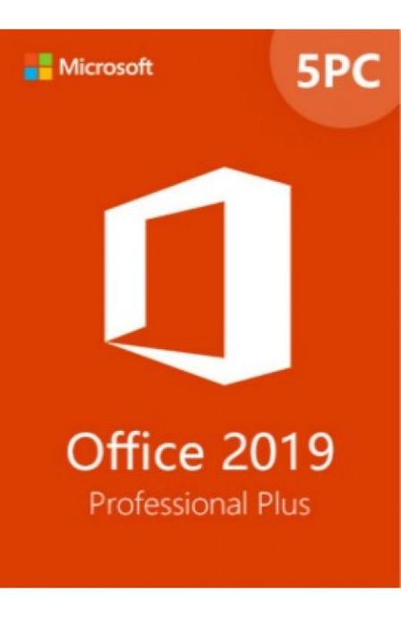 Microsoft Office Professional Plus 2019 (5 Devices)