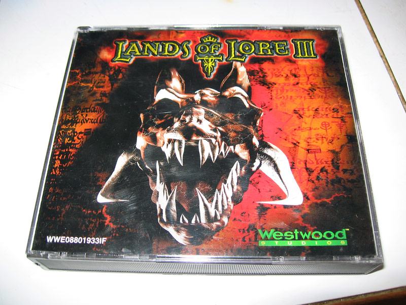 Original PC igra Lands of Lore III Westwood 4 CD
