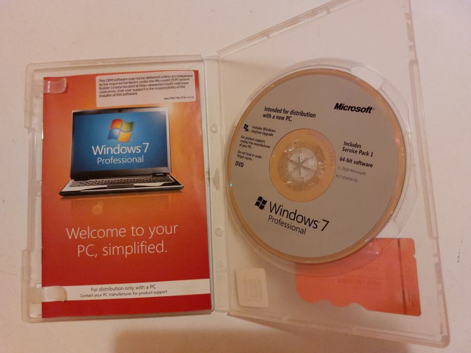 Windows 7 Pro Service Pack 1 64 Bit