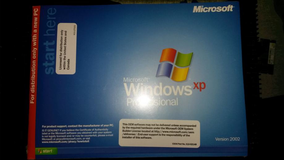Windows XP Professional 2002