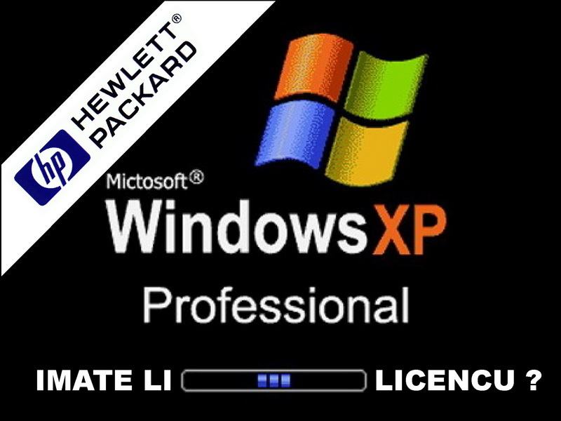 Windows XP Professional orginal HP OEM LEGALIZACIJA FISKALIZACIJA