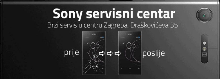 Servis mobitela SONY Zagreb centar