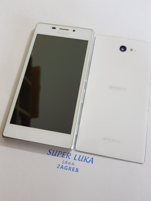 sony xperia m2 lcd ekran touch screen okvir poklopac baterije (bijeli)