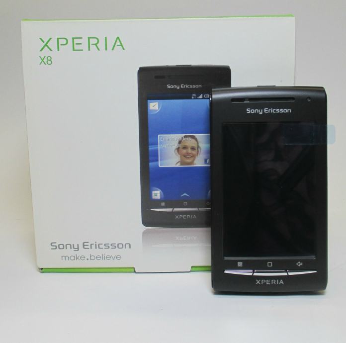 Sony Ericsson X8 E15i E15 smeđi SVE MREŽE očuvan