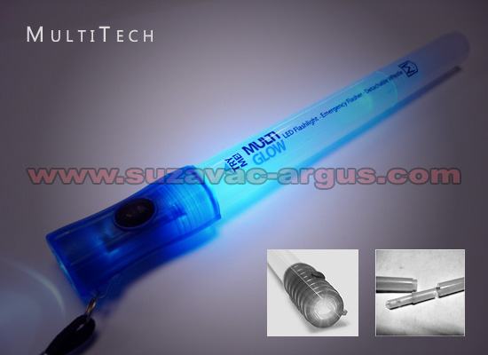 Zviždaljka + LED svjetleći marker ( signalizacijski štap ) - plavi