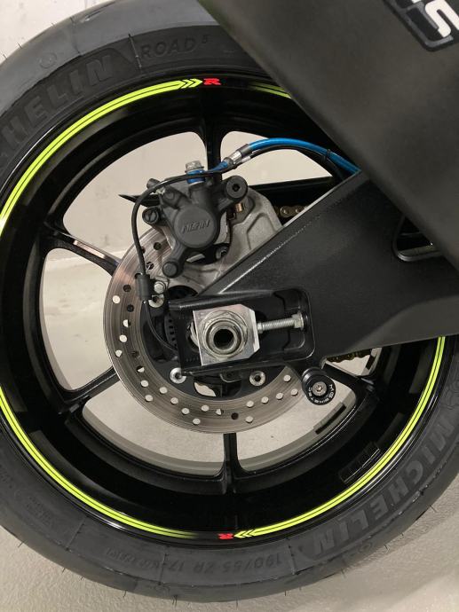 Pour GSX-R1000 Pour GSXR1000 Pour L7 2017-2022 Pièces De Carénage De Moto Kit D'aile Aérodynamique Aile Fixe (Bleu