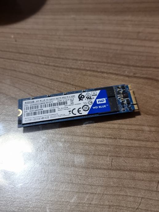 500 GB SATA SSD M.2 WD blue