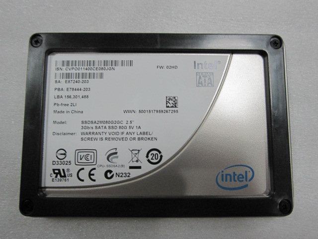intel SSD 80GB