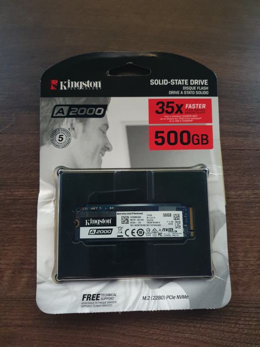 SSD KINGSTON A2000 500GB SA2000M8 M.2/NVMe