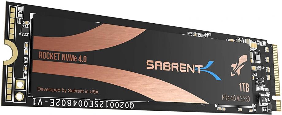 Sabrent 1TB Rocket NVMe 4.0 Gen4 PCIe M.2 SSD
