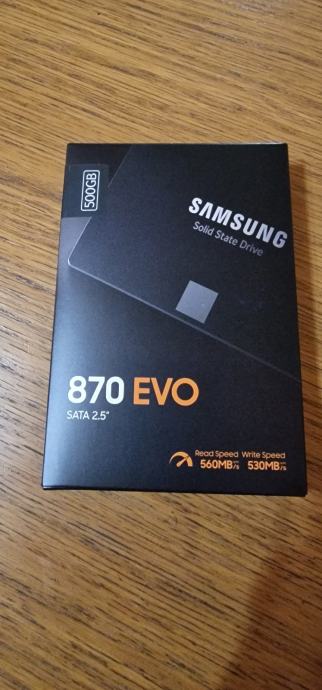 samsung ssd 870 evo 500gb / nekoristen