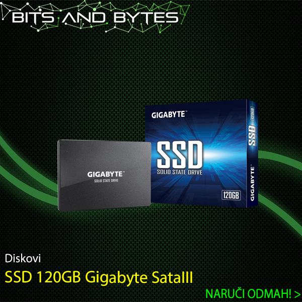 SSD 120GB Gigabyte SataIII (R580/W380)