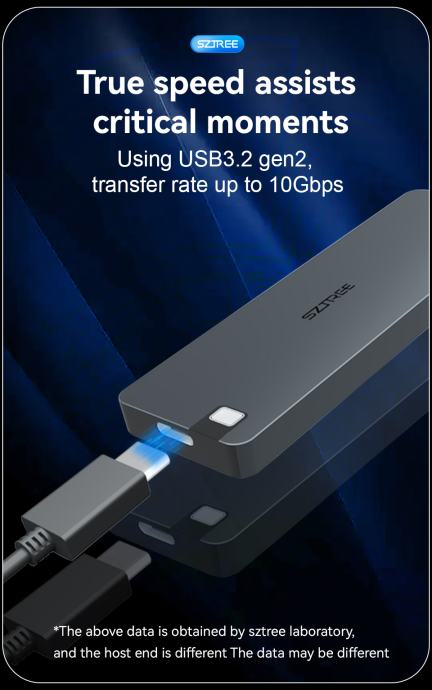 SSD M.2 PORTABLE PRIJENOSNI USB-C-TYPE NA USB-A 16TB NOVO