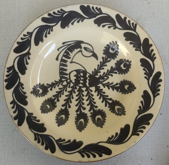 antique keramički seljački tanjur *