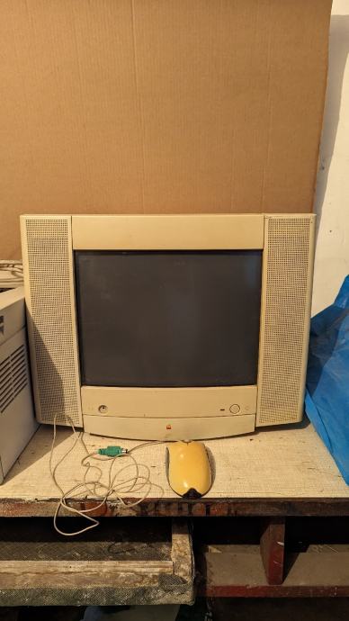 Monitor 1996 Apple računalo, monitor i printer iz 1996.