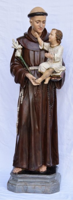 Religija - Sveti Antun, Ante - stari kip na postolju, kraj 19-og st.