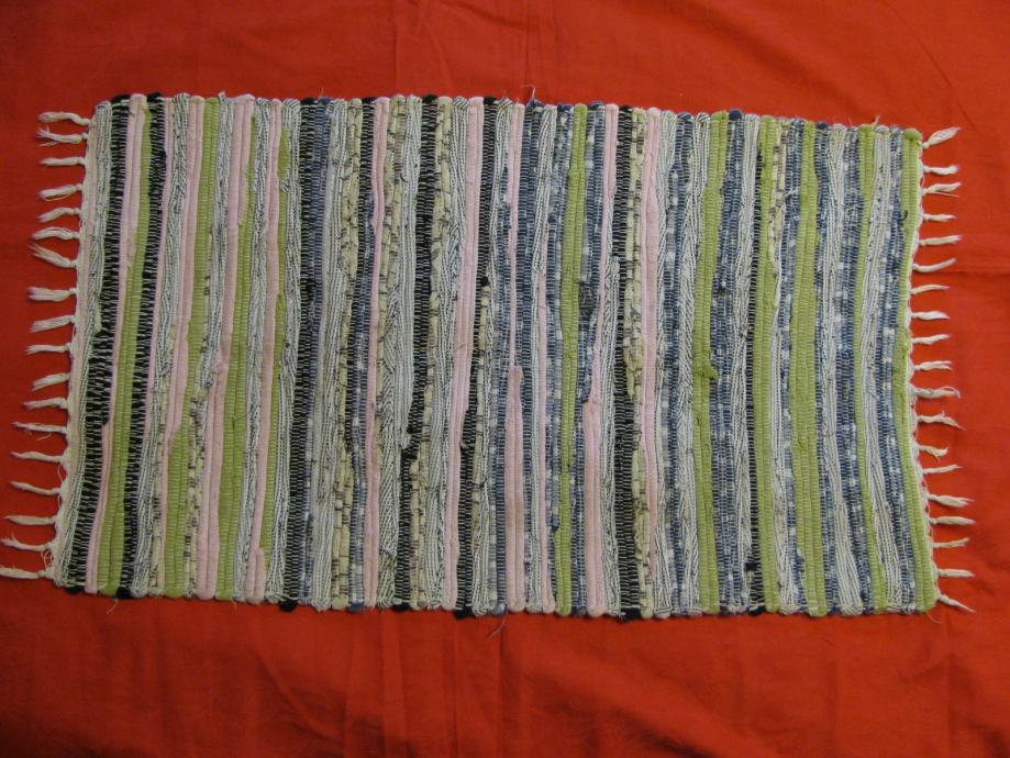 Šarenica - krpara, staro tkanje na tk. stanu, 78 x 44cm.LEX8