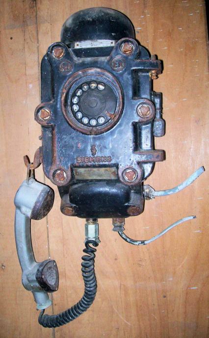 Siemens bunker rudarski industrijski telefon 1930e
