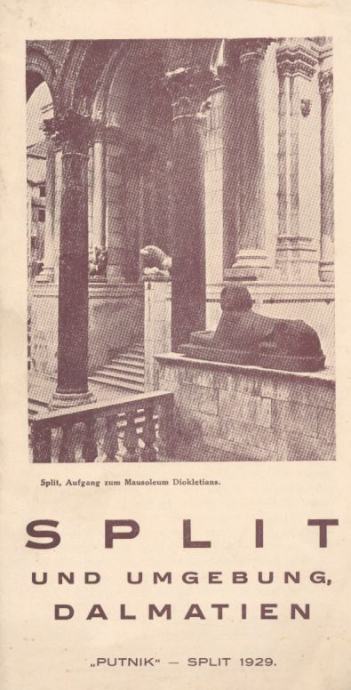 Split prospekt na njemačkomiz 1929. Putnik