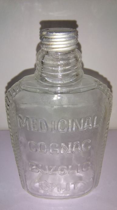 Stara boca Buzolić Split Medicinal Cognac