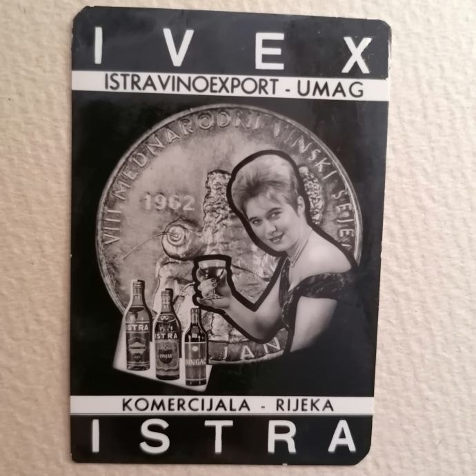 Stari džepni kalendar Istra Ivex Istravino Rijeka industrijska baština