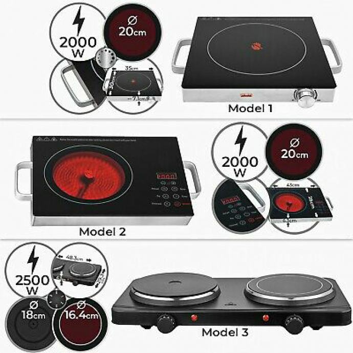 infracrvena dvostruka / jednostruka ploča za kuhanje

⭐⭐⭐⭐ 2000W